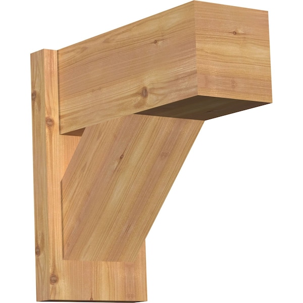 Ekena Millwork Traditional Block Smooth Outlooker, Western Red Cedar, 7 1/2"W x 16"D x 16"H OUT08X16X16TRA05SWR - main